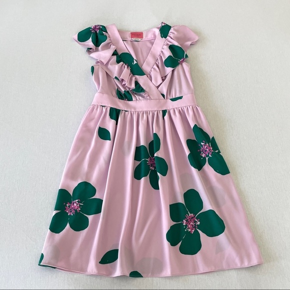 Kate Spade Pink and Green Floral Mini Dress - Picture 2 of 10